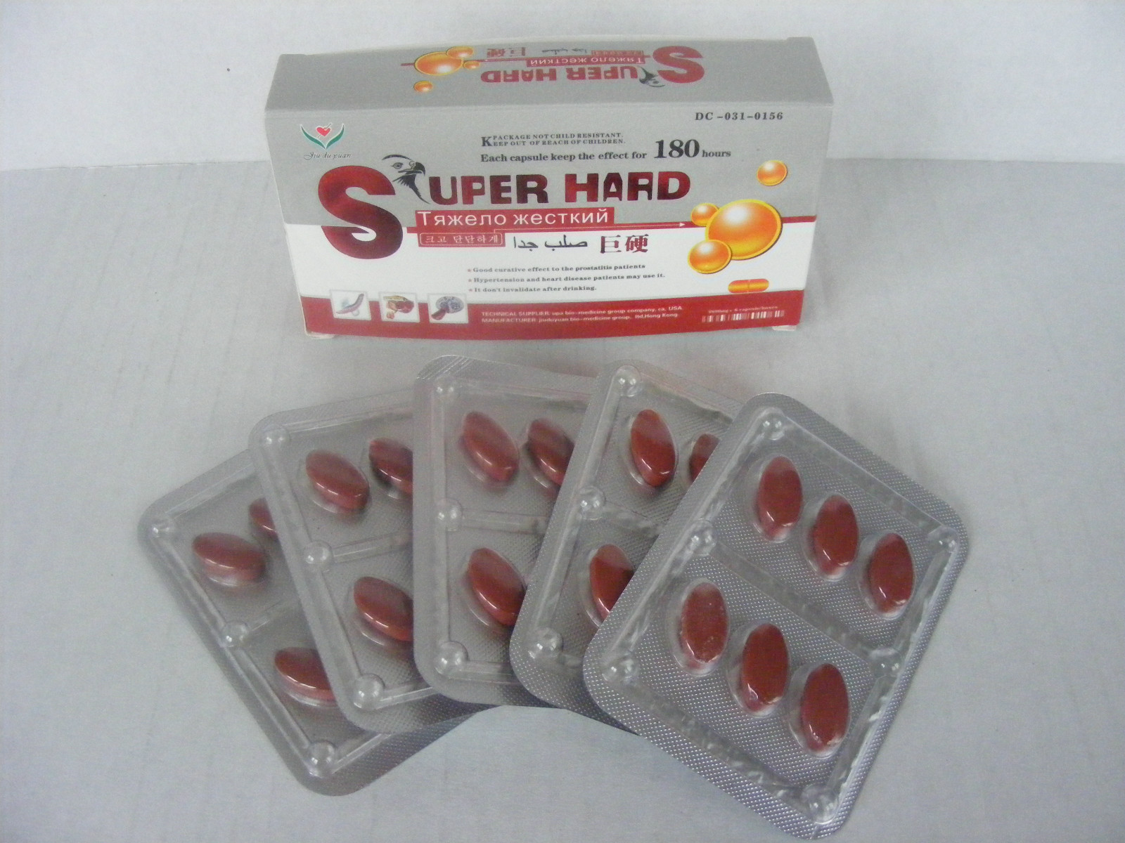 SUPER HARD MALE ENHANCEMENT PILLS-24 PILLS=4 SMALL BOX ...