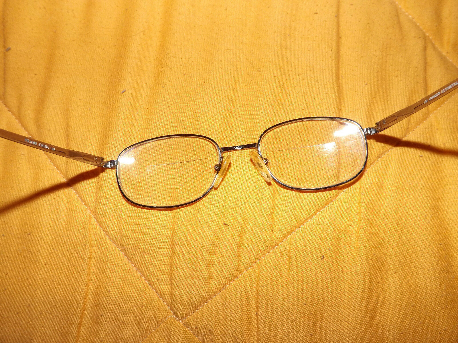 metal Eyeglass frames with FlexHinge Andrew Gunmetal 140 Eyeglass Frames