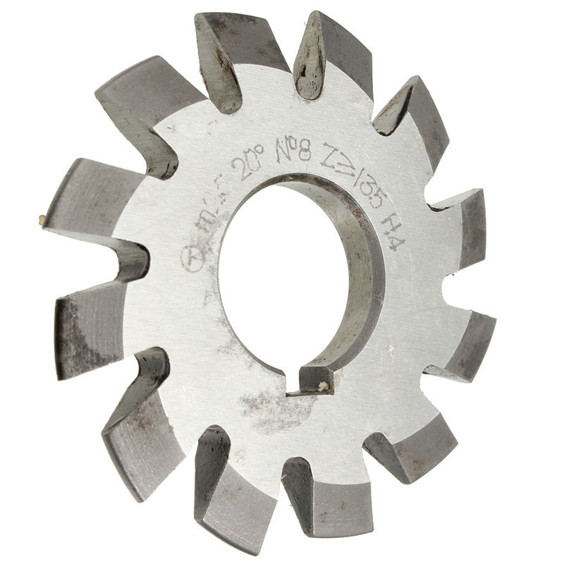 Diameter 22mm M2.5 20 Degree #8 Involute Gear Cutters HSS High Speed ...