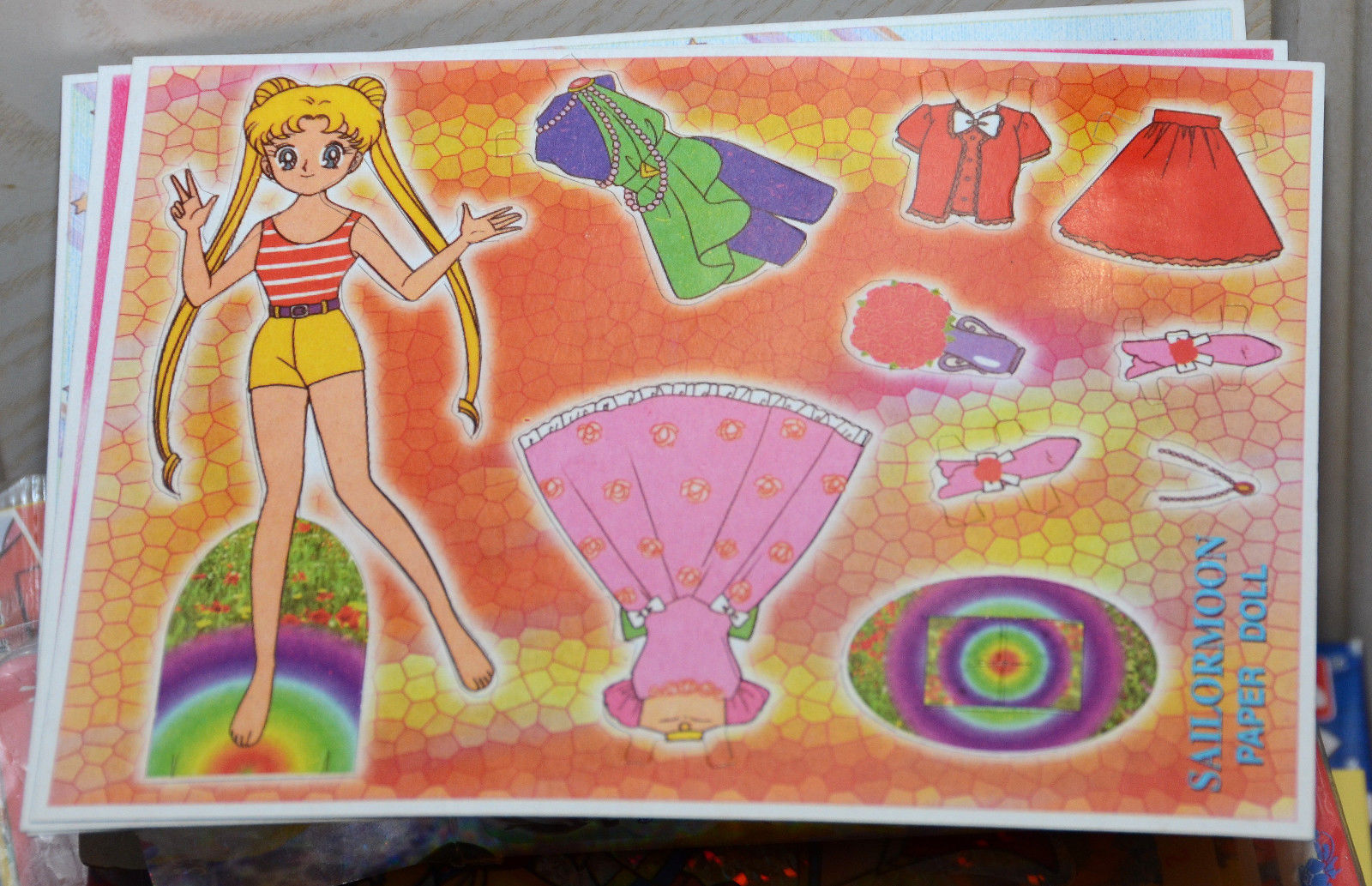 sailor moon paper dolls