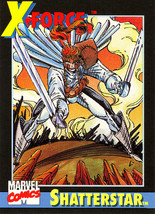 1991 Marvel Universe Promo Card #2 - Shatterstar - $4.79