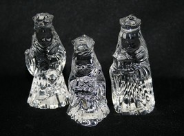 Waterford Crystal Marquis Miniature 3&quot; Nativity Figurines The 3 Wise Men... - $175.00