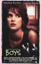 BOYS - 27&quot;x40&quot; D/S Original Movie Poster One Sheet WINONA RYDER 1996 - $19.59
