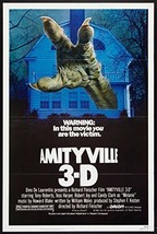 AMITYVILLE 3-D 27&quot;x41&quot; Original Movie Poster One Sheet Tri-Fold 1983 - $48.99