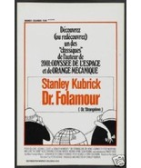 DR. STRANGELOVE 14&quot;x22&quot; Original Belgium Movie Poster 1971 Re-Release St... - $244.99