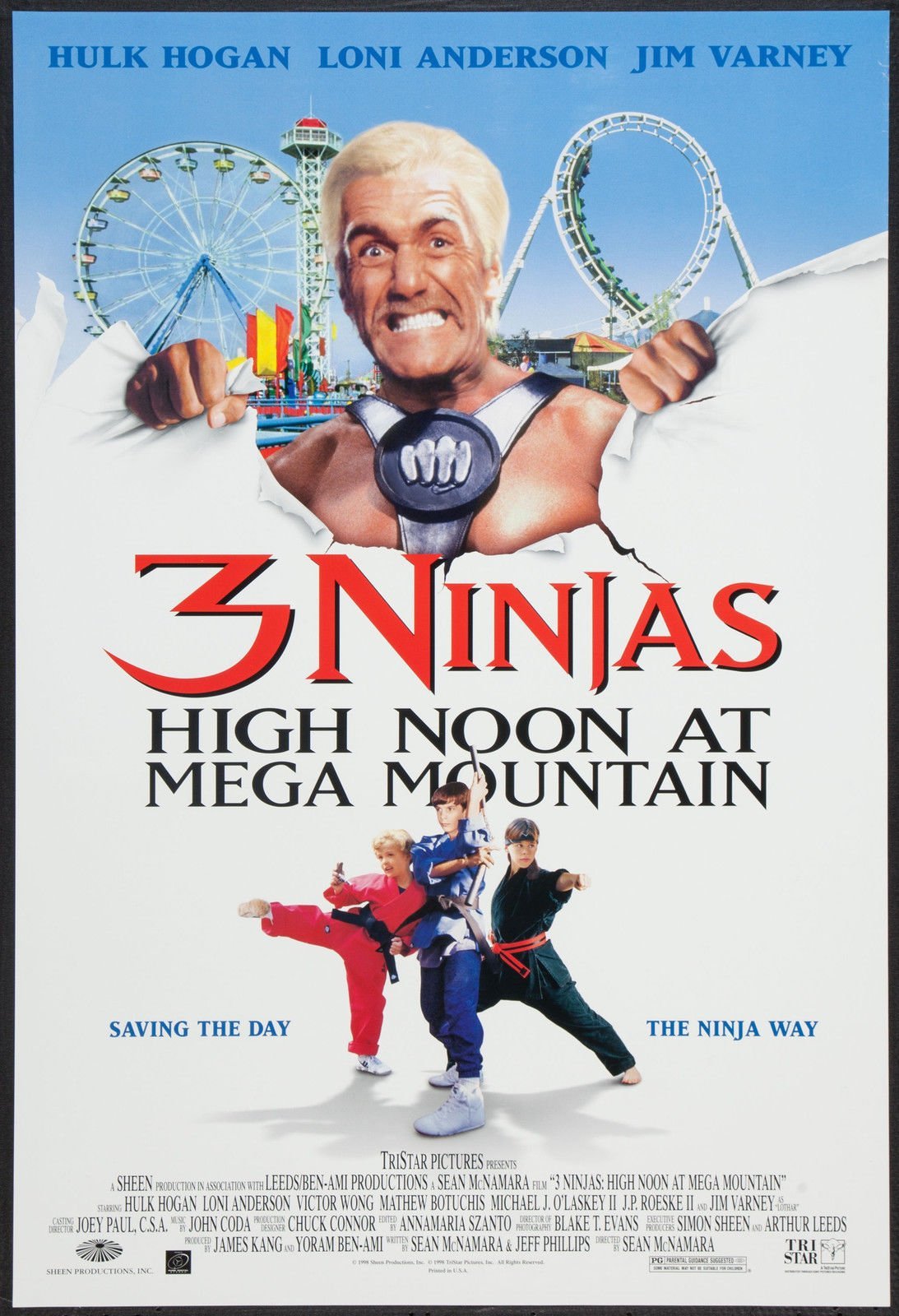 3 Ninjas: High Noon at Mega Mountain - 27"x40" D/S Original Movie
