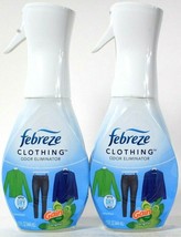 2 Bottles Febreze 15 Oz Clothing Odor Eliminator With Gain Original Scent Mist