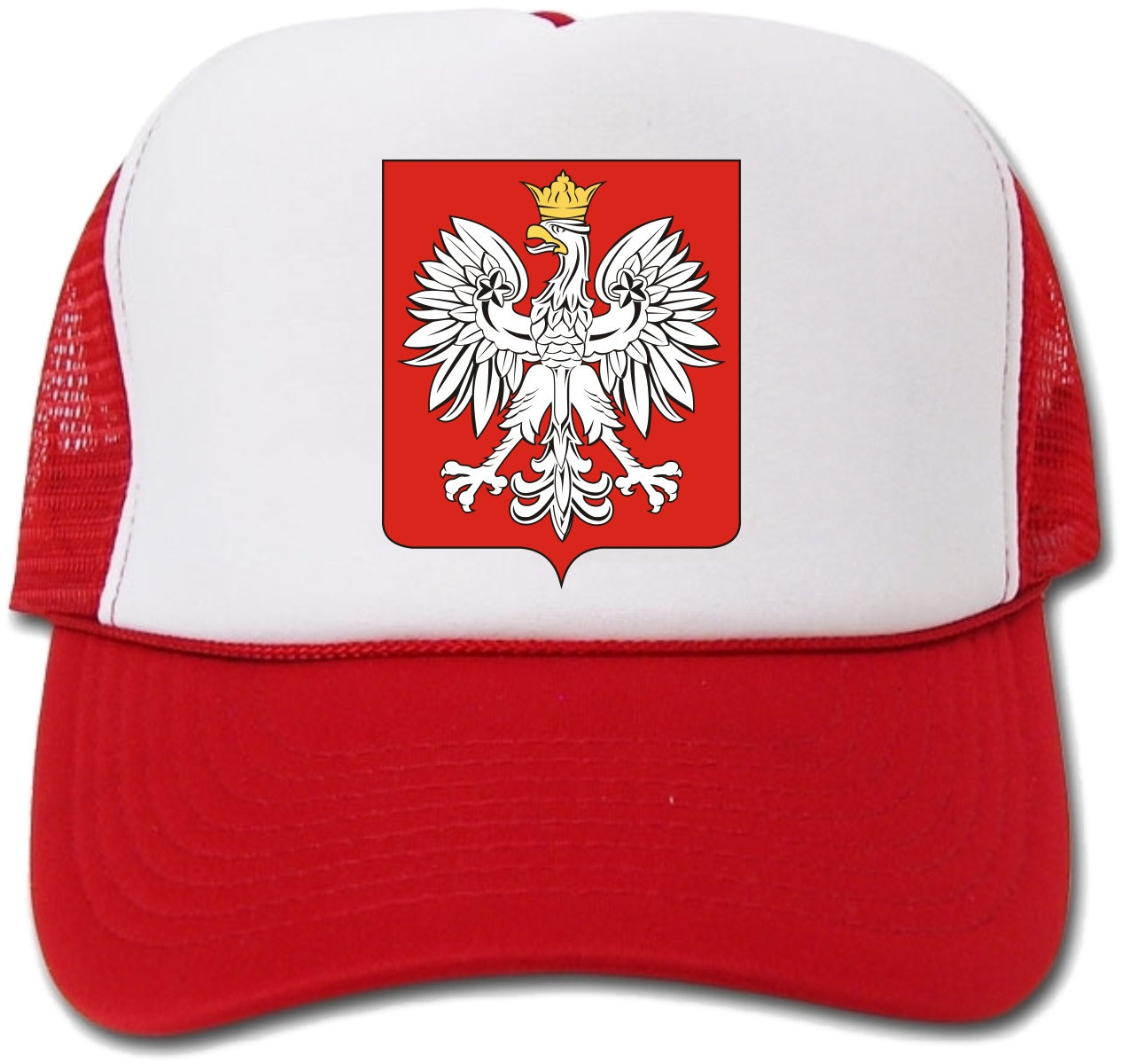Polish Flag Coat Of Arms Crest Hat/Cap