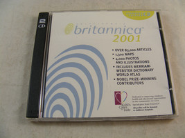 Britannica 2001 Standard Edition CD ROM - Win 95/98/2000/me - Vintage Software - $2.84