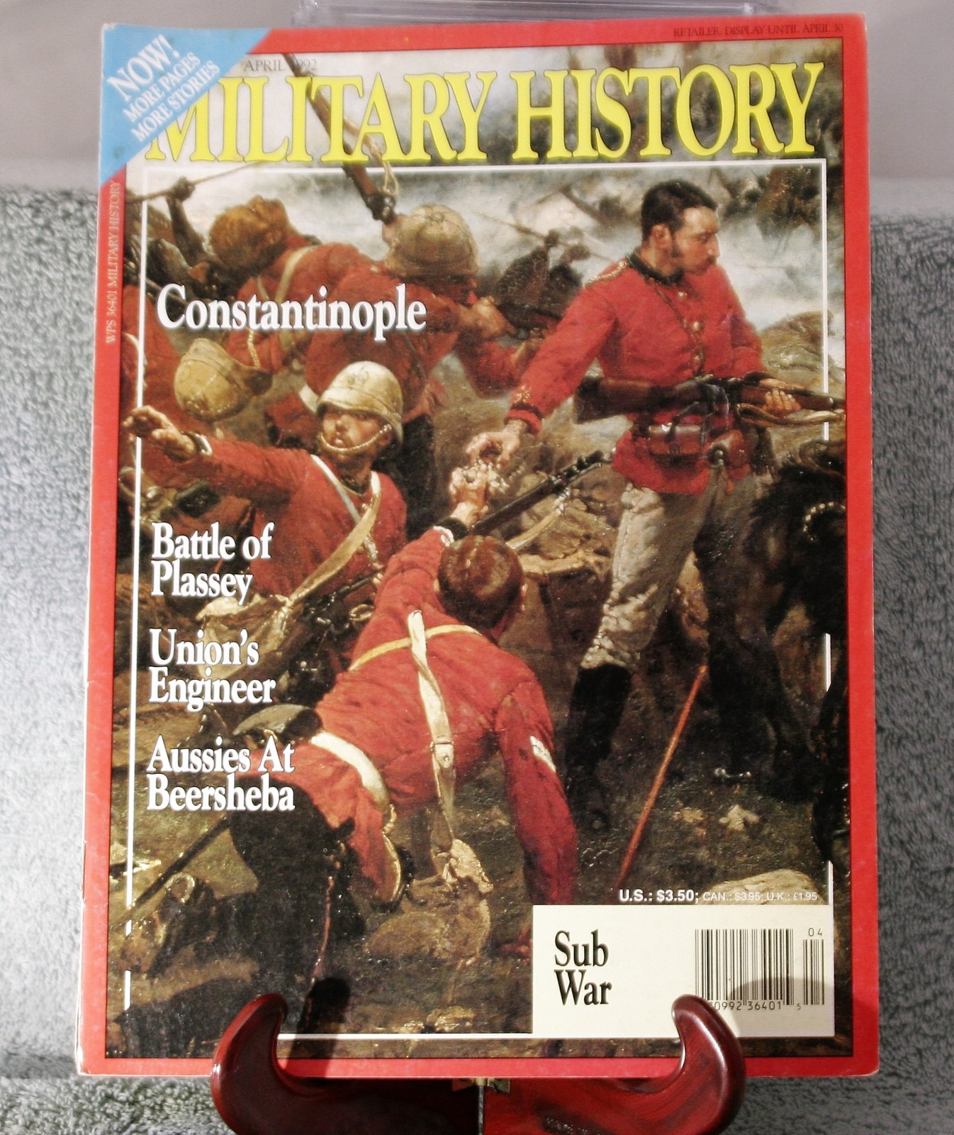 Military History Magazine April 1992 Constaninople Aussies At Beersheba