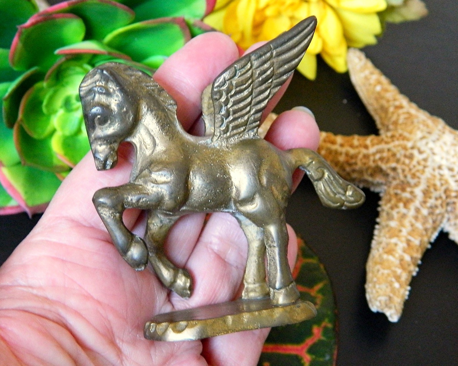 brass pegasus figurine