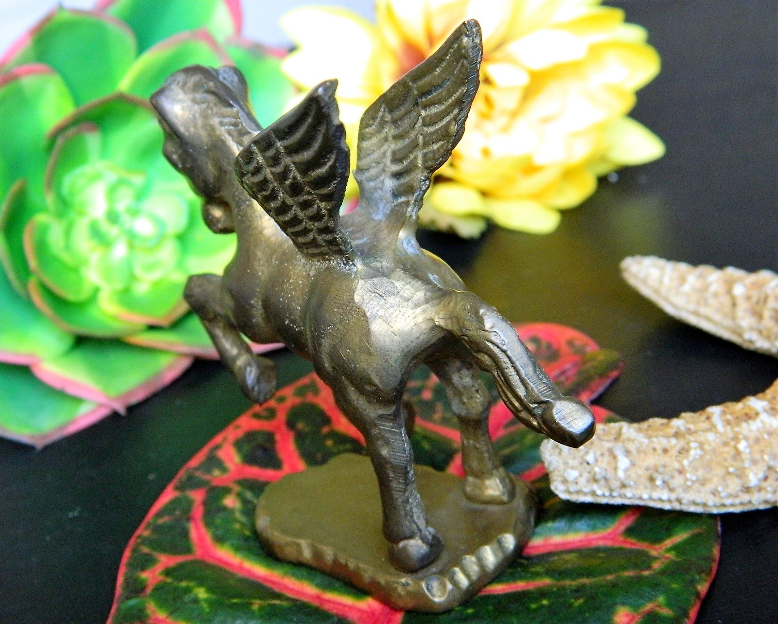brass pegasus figurine