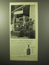 1964 Jack Daniel's Whiskey Ad - Sprucing Up - $14.99