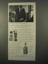 1966 Jack Daniel's Whiskey Ad - Getting Out the Medals - $14.99