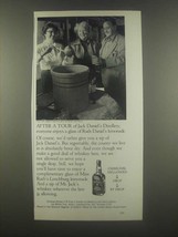 1985 Jack Daniel's Whiskey Ad - After a Tour of Distillery - $14.99