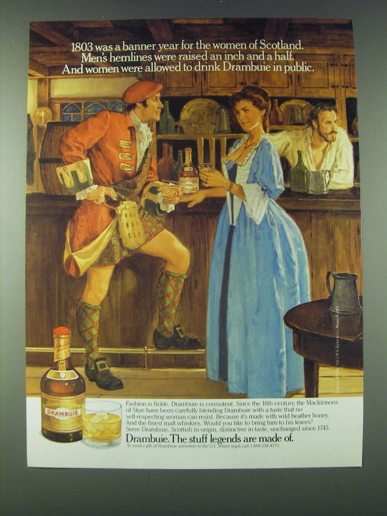 1989 Drambuie Liqueur Ad 1803 Was A Banner And 50 Similar Items
