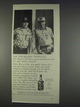 1982 Jack Daniel's Whiskey Ad - Ask the Roger Twins - $14.99