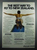 1978 Air New Zealand Ad - The Best Way to Fly - $14.99