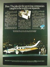 1978 Beechcraft Duke Plane Ad - Travel Cost Squeeze - $14.99