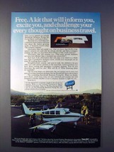 1978 Beechcraft Sierra Plane Ad - Challenge Thought - $14.99