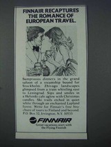 1981 Finnair Airlines Ad - Romance of European Travel - $14.99