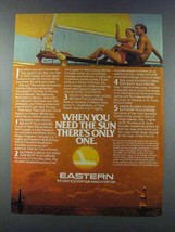 1981 Eastern Airlines Ad - When You Need the Sun - $14.99