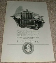 1923 Lafayette Car Ad, Love Fine Things!! - $14.99