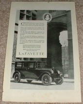 1923 Lafayette Car Ad, Previously Content!! - $14.99
