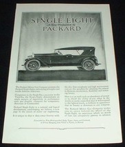 1923 Packard Single Eight Car Ad - A New Production! - $14.99