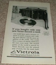 1923 Victor Victrola No.300 Phonograph Ad, NICE!! - $14.99