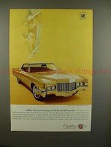 1970 Cadillac Coupe DeVille Car Ad - Masterful Approach - $14.99