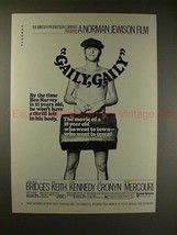 1970 Gaily, Gaily Movie Ad w/ Nude Beau Bridges, NICE!! - $14.99