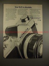 1970 Konica Autoreflex-T Camera Ad - Your SLR Obsolete! - $14.99