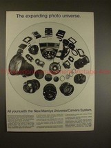 1970 Mamiya Universal Camera System Ad - Expanding!! - $14.99