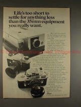 1970 Leica M4 M-4, Leicaflex SL Camera &amp; Pradovit Ad!! - $14.99