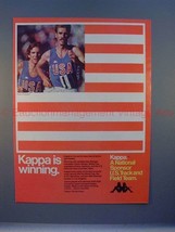 1982 Kappa Sportswear Ad w/ Edwin Moses - Winning!! - $14.99