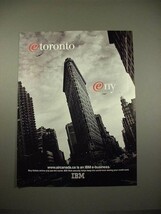 1998 IBM Computer E-Business Ad - AirCanada - $14.99