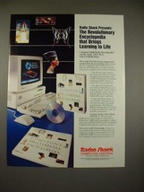1991 Radio Shack Tandy 2500 XL/2 Computer Ad! - $14.99