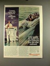 1977 Johnson 55 Outboard Motor Ad - Power Economy - $14.99