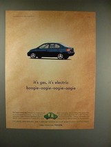 1999 Toyota Prius Car Ad - It&#39;s Gas, It&#39;s Electric! - $14.99