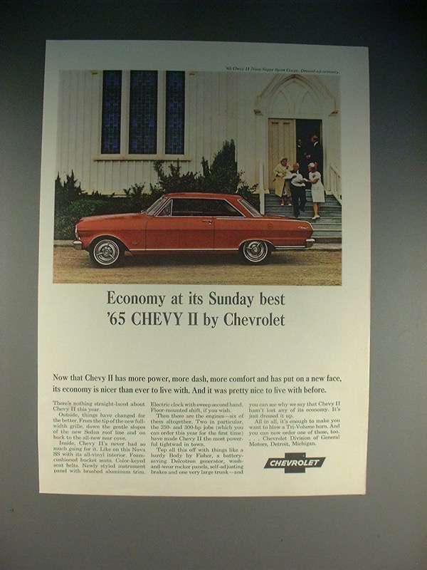 Primary image for 1965 Chevrolet Chevy II Nova Super Sport Coupe Car Ad
