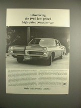 1967 Pontiac Catalina Car Ad - Low Priced - $14.99