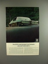 1968 Pontiac GTO Car Ad - Bumper is So Fantastic - $14.99