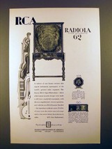 1928 RCA Radiola 62, 60 Radio, Loudspeaker 103 Ad - $14.99