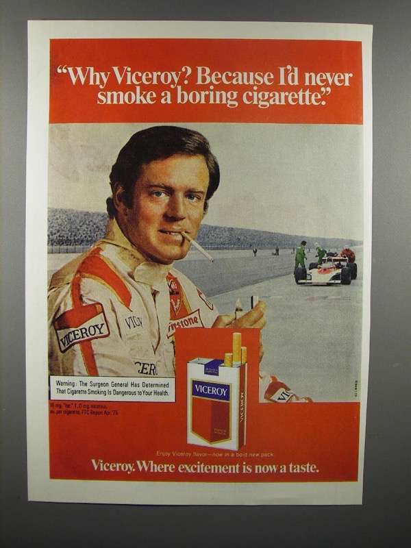 1975 Viceroy Cigarette Ad - Why Viceroy? - 1970-79