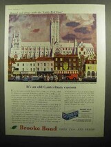 1959 Brooke Bond Tea Ad - An Old Canterbury Custom - $14.99