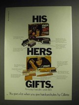 1972 Gillette Max for Men, Super Max Hair Dryer Ad - $14.99