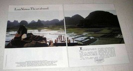 1987 Louis Vuitton Luggage Ad - The Art of Travel - $14.99