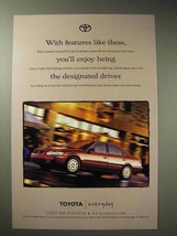 1998 Toyota Camry Car Ad, Enjoy Being Designated Driver - $14.99