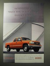 1998 GMC Sierra Truck Ad - 99% Doesn&#39;t Need Yet - $14.99